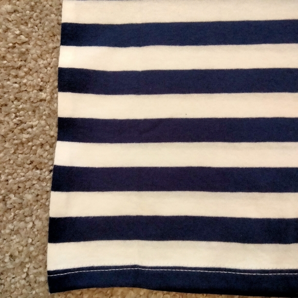 NWT Sz XS JCrew Factory Stripes SS T-Shirt Dress - Picture 7 of 9